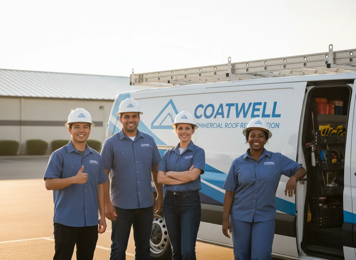 Commercial roof coating company in Broadbent, OR